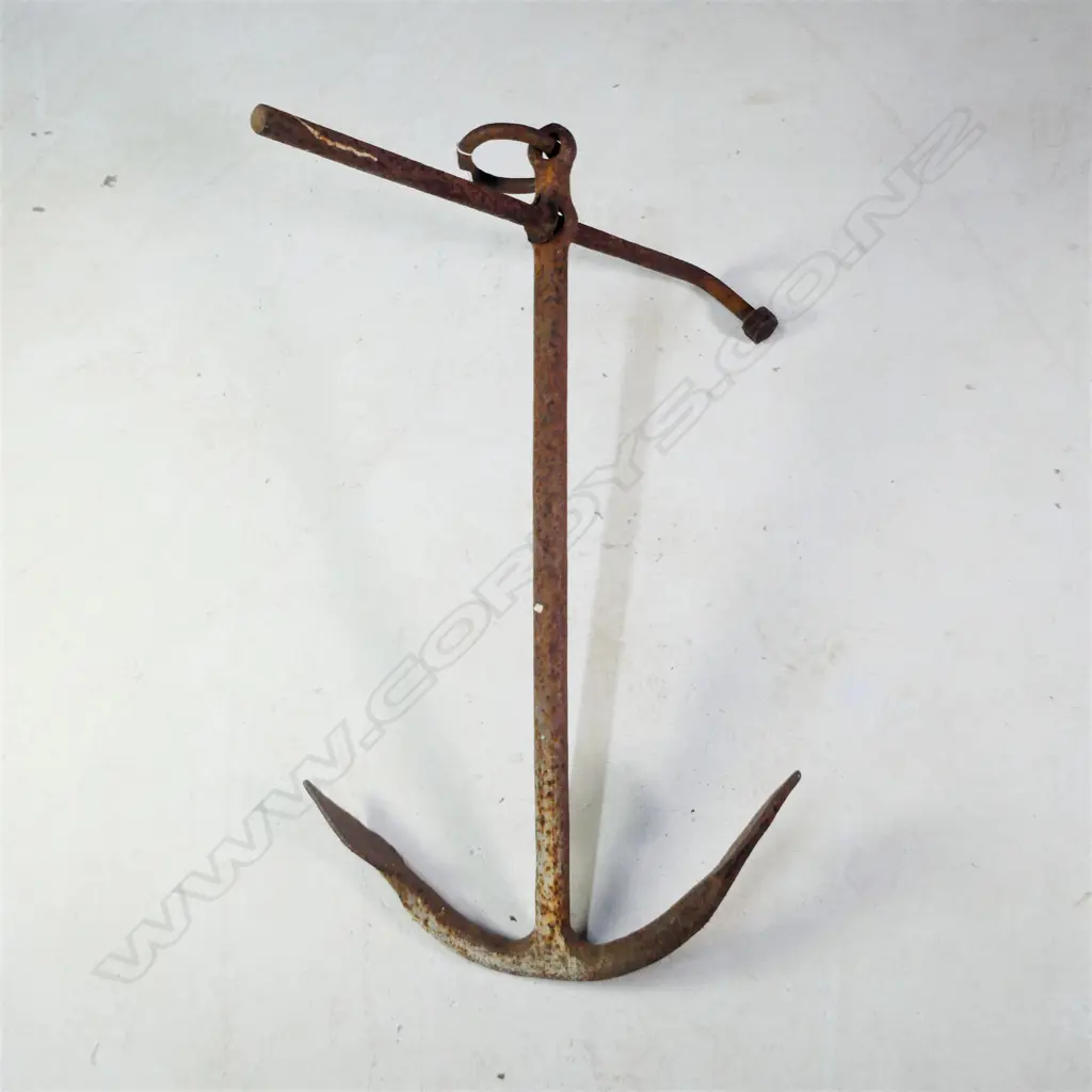 OLD KEDGE ADMIRALTY SHIP'S ANCHOR L.950mm Image 1++