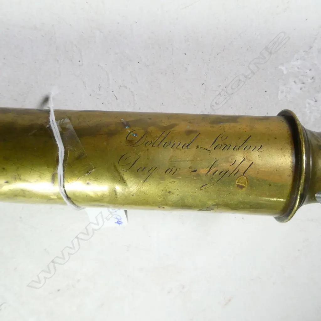 DOLLOND of LONDON BRASS SHIP'S TELESCOPE 'DAY or NIGHT' Image 1++