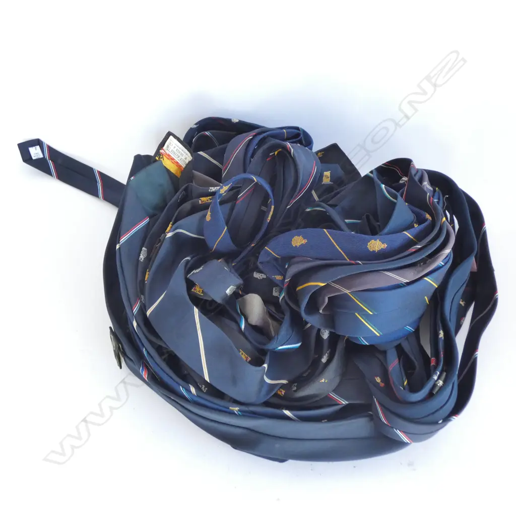 BAG OF OLD SHIPPING TIES (16)           Image 1++