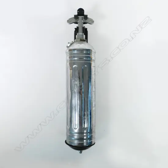 Offical RAC fire extinguisher with bracket for a motorcycle patrol sidecar,