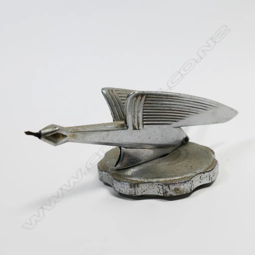 Chromed Humber bird mascot with rubber beak, Image 1++