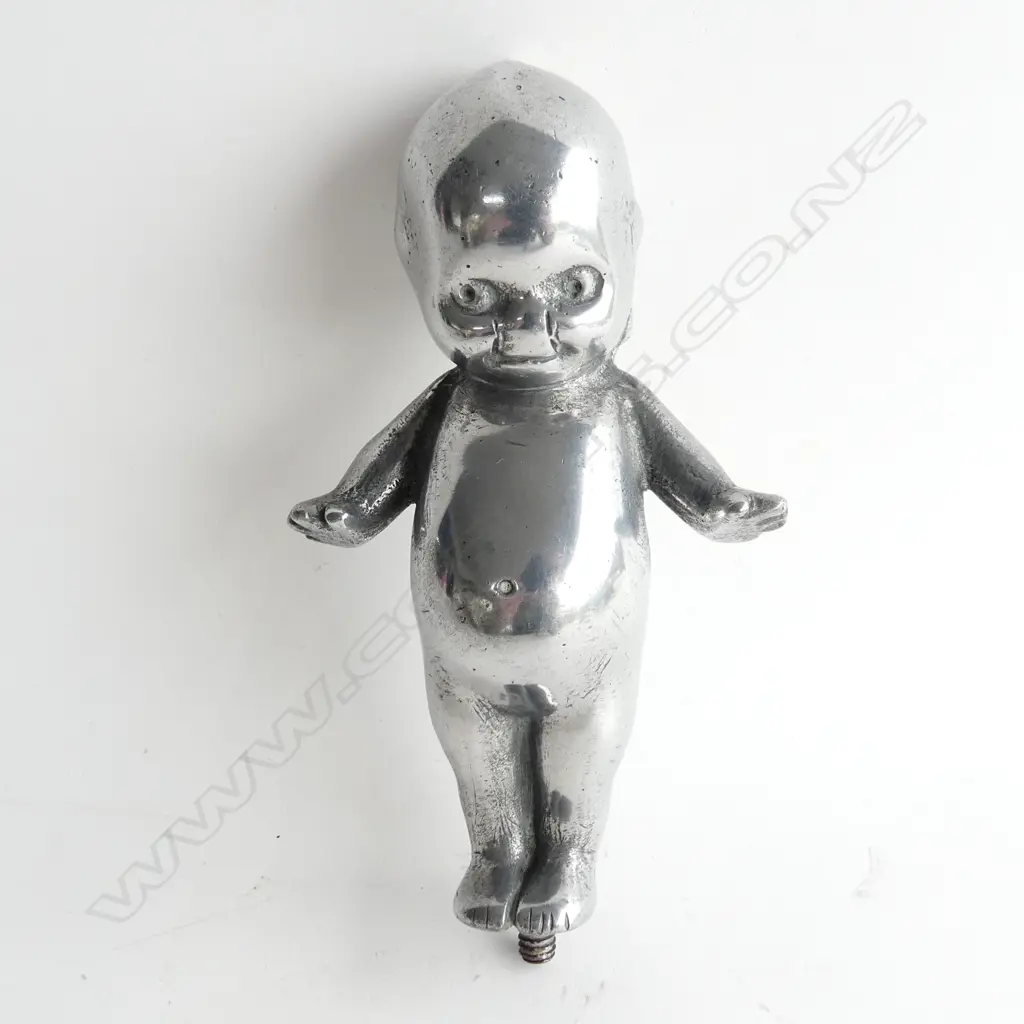 American Kewpie chrome car mascot, Image 1++
