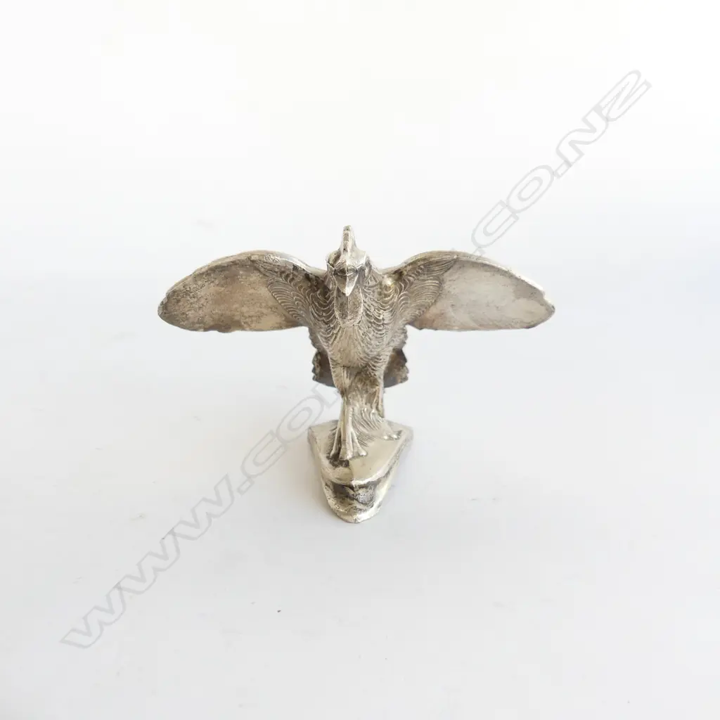 Chromed Singer Bantam cockerel sports car mascot, Image 1++