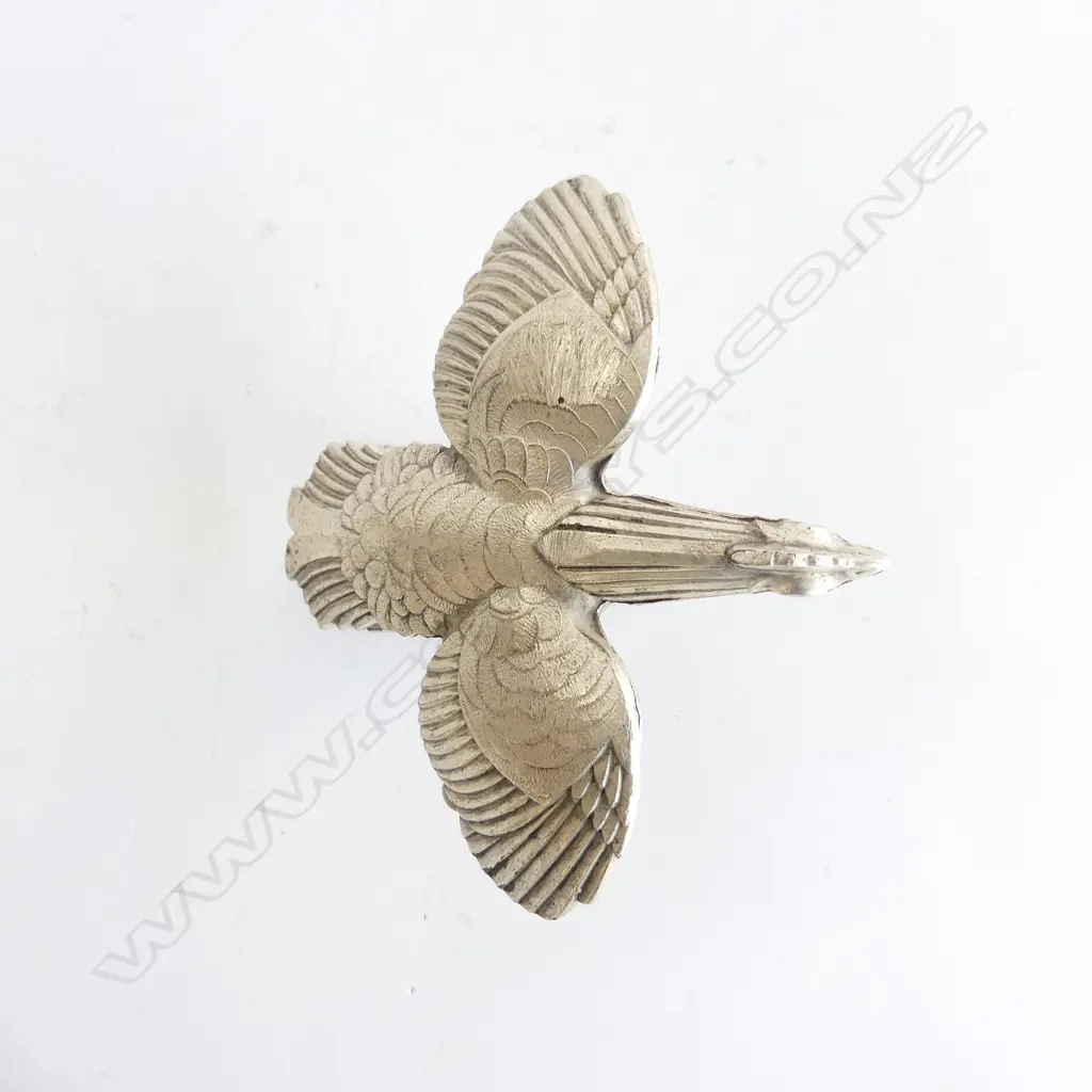 Chromed Singer Bantam cockerel sports car mascot, Image 1++