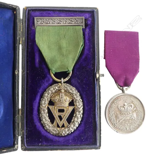 Regimental Artillery Volunteers Medal and NZLES Medal to the Hon. Henry Feldwick MP; MLC. (1844-1908),