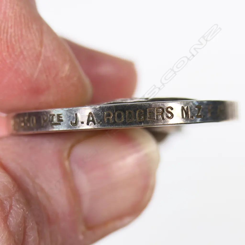MSM to James Anthony Rodgers (13 Nov 1883 - 6 Aug 1926) - WWI 52650 Saddler 28th Reinforcements Wellington Infantry Regiment B-Coy. Western Front, Image 1++
