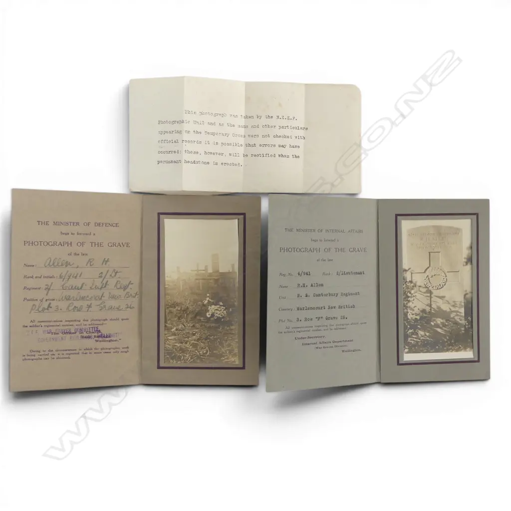 WW1 ANZAC Trio; Memorial Plaque and Documents to soldier who served in Egypt Gallipoli and France. Killed in action at the Somme, Image 1++