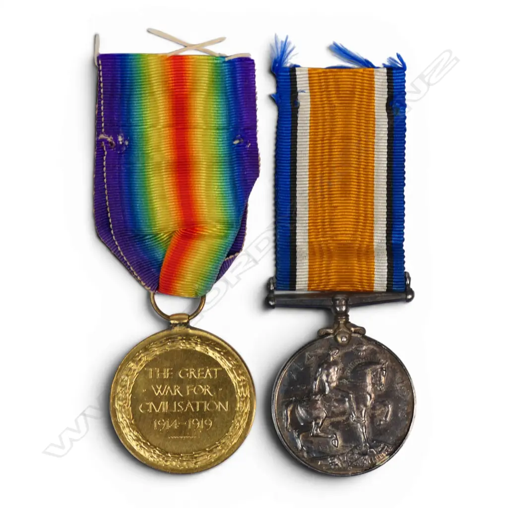 WW1 British War Medal: Victory Medal and Memorial Plaque and Scroll along with NZEF Cert of Service and an Armistice Ribbon to a machine-gunner on the Western Front who was wounded three times - eventually succumbing, Image 1++