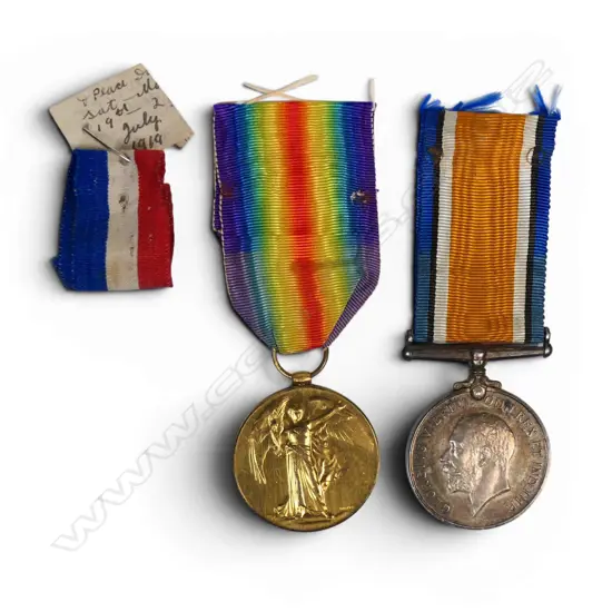 WW1 British War Medal: Victory Medal and Memorial Plaque and Scroll along with NZEF Cert of Service and an Armistice Ribbon to a machine-gunner on the Western Front who was wounded three times - eventually succumbing,