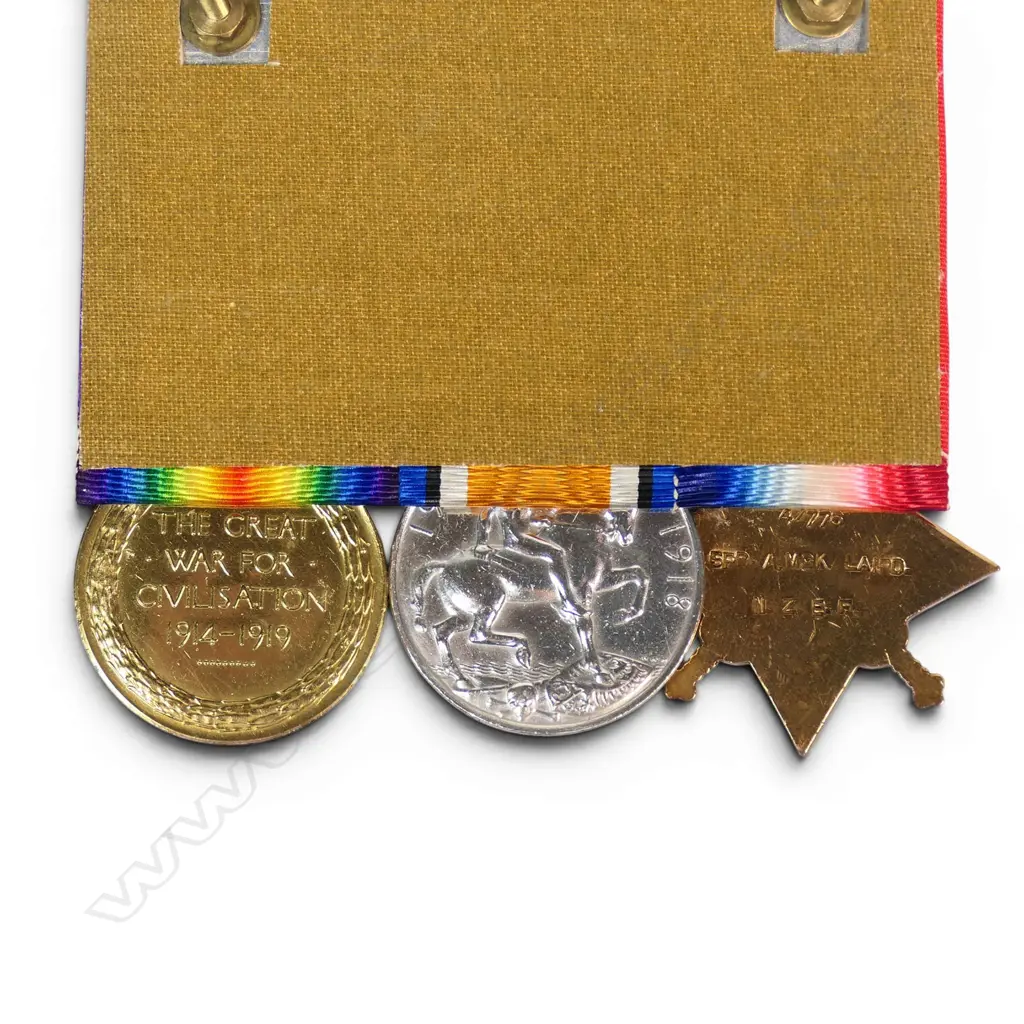 WW1 Trio to an Otago Sapper, Image 1++
