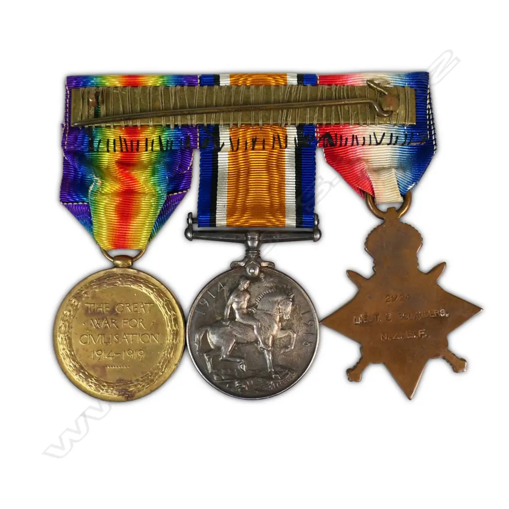 WW1 Trio to an NZEF Paymaster, Image 1++