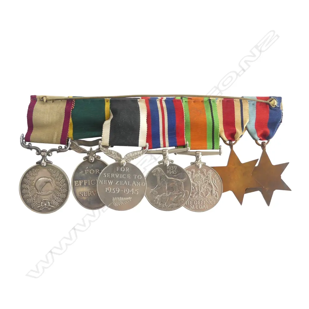 WW2 Medal Group to Prisoner of War in Italy - Ronald Melville Jack (29 Aug 1902 - 2 Mar 1971) WW2 9536 W.O.2 5th Field Ambulance NZ Medical Corps, Image 1++