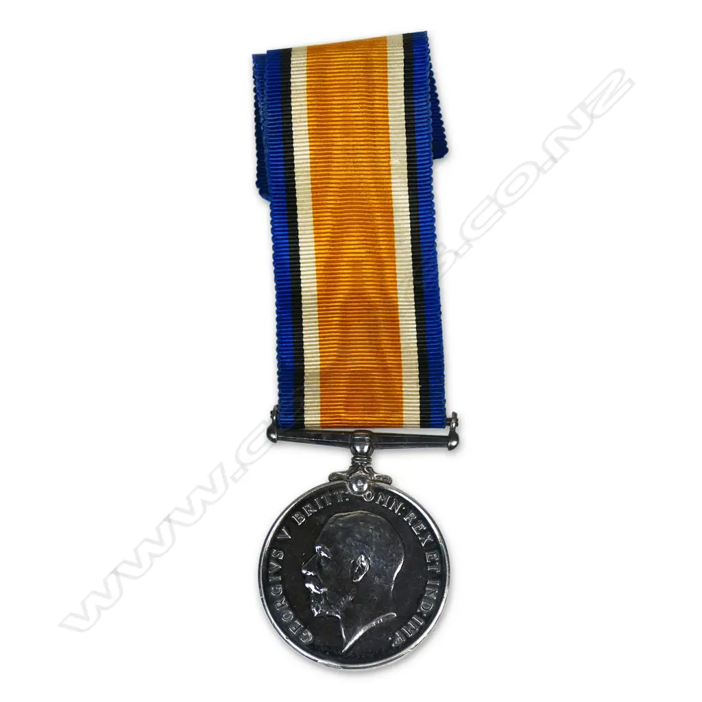 Scarce single issue British War Medal to WW1 20/24 NZEF Trpr. Herbert Humphrey Sheldon Mounted Infantry with the Samoan Relief Force, Image 1++