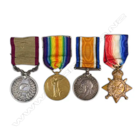 Uncommon trio and TLS to Chaplain to the Forces IV Class (Captain) Rev. Frederick Thomas Read,