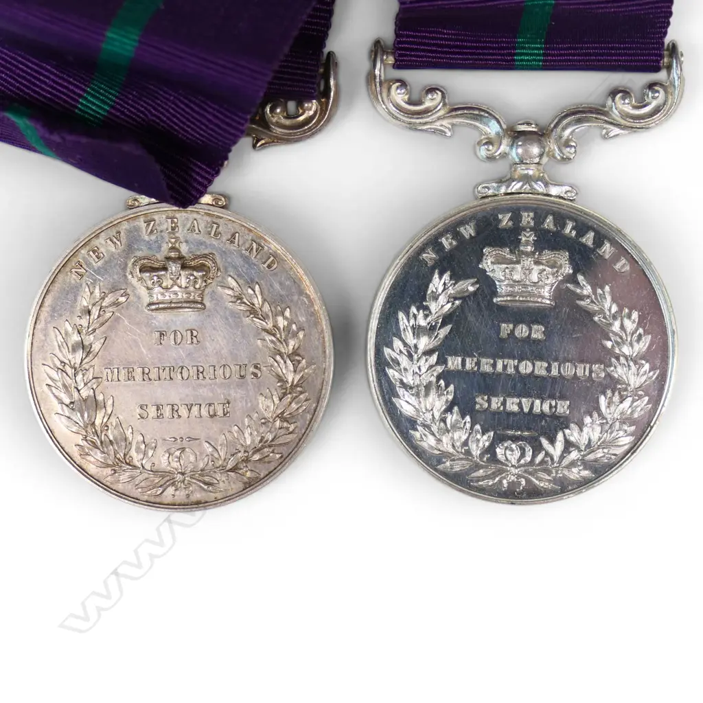 2 NZMSM GV (crowned, plated) & EII (BOTH UNNAMED) Image 1++