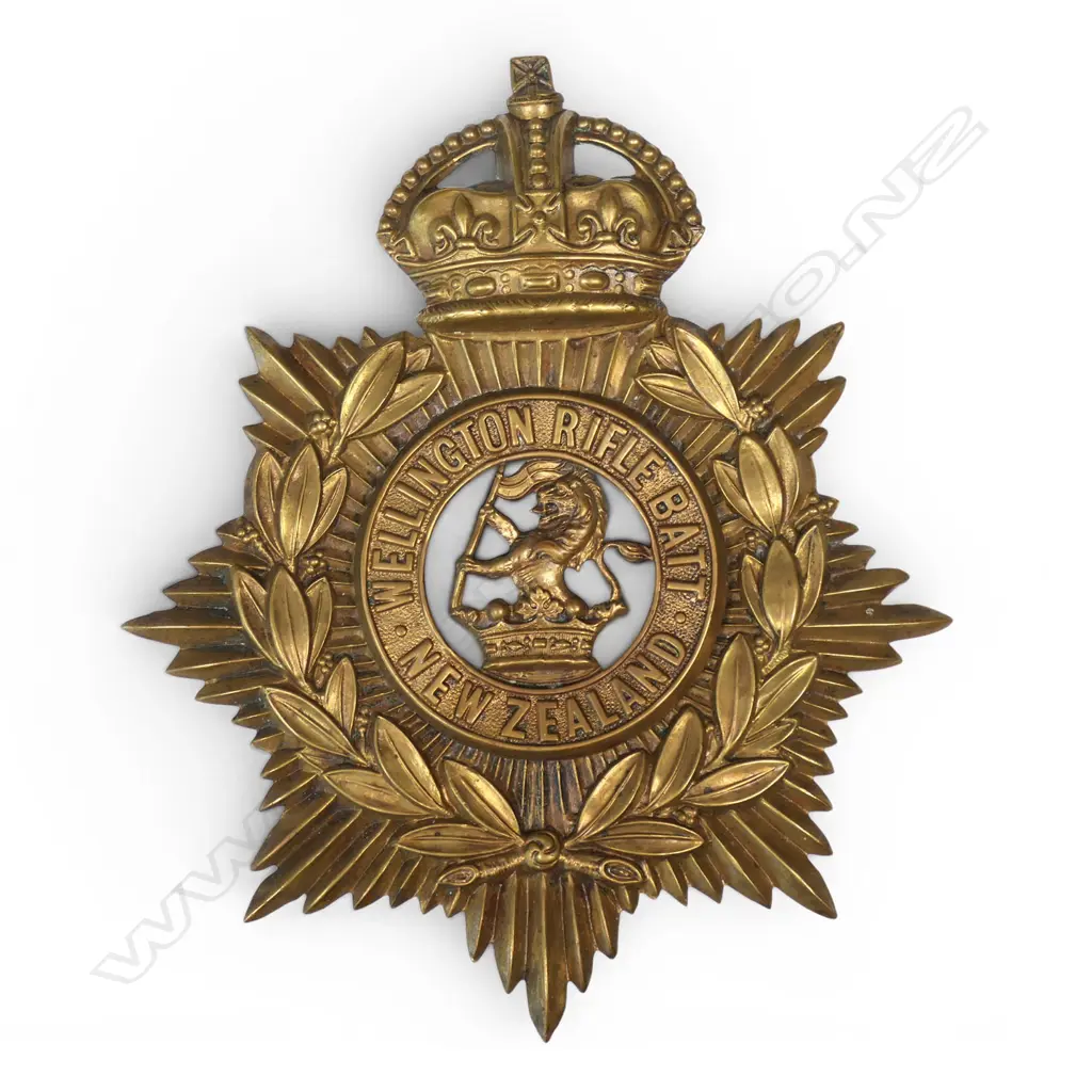 1st BATT. WGTN RIFLE VOLS HELMET PLATE Image 1++