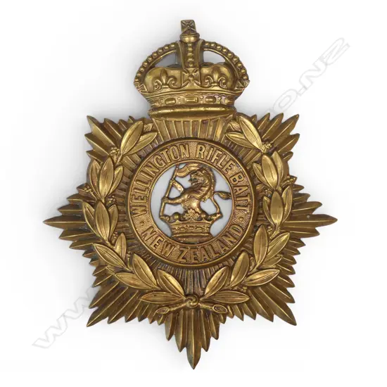 1st BATT. WGTN RIFLE VOLS HELMET PLATE