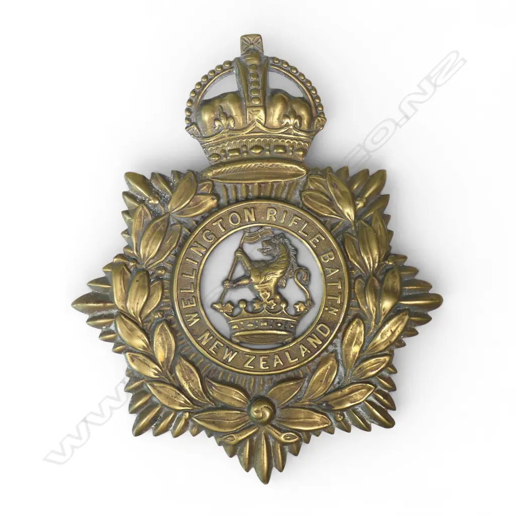 1st BATT. WGTN RIFLE VOLS HELMET PLATE Image 1++