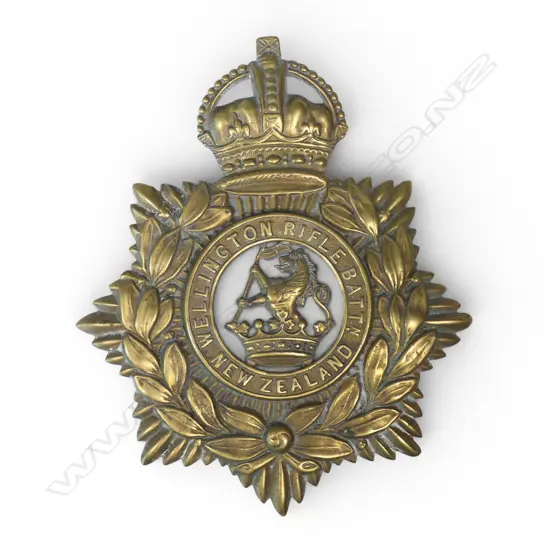 1st BATT. WGTN RIFLE VOLS HELMET PLATE