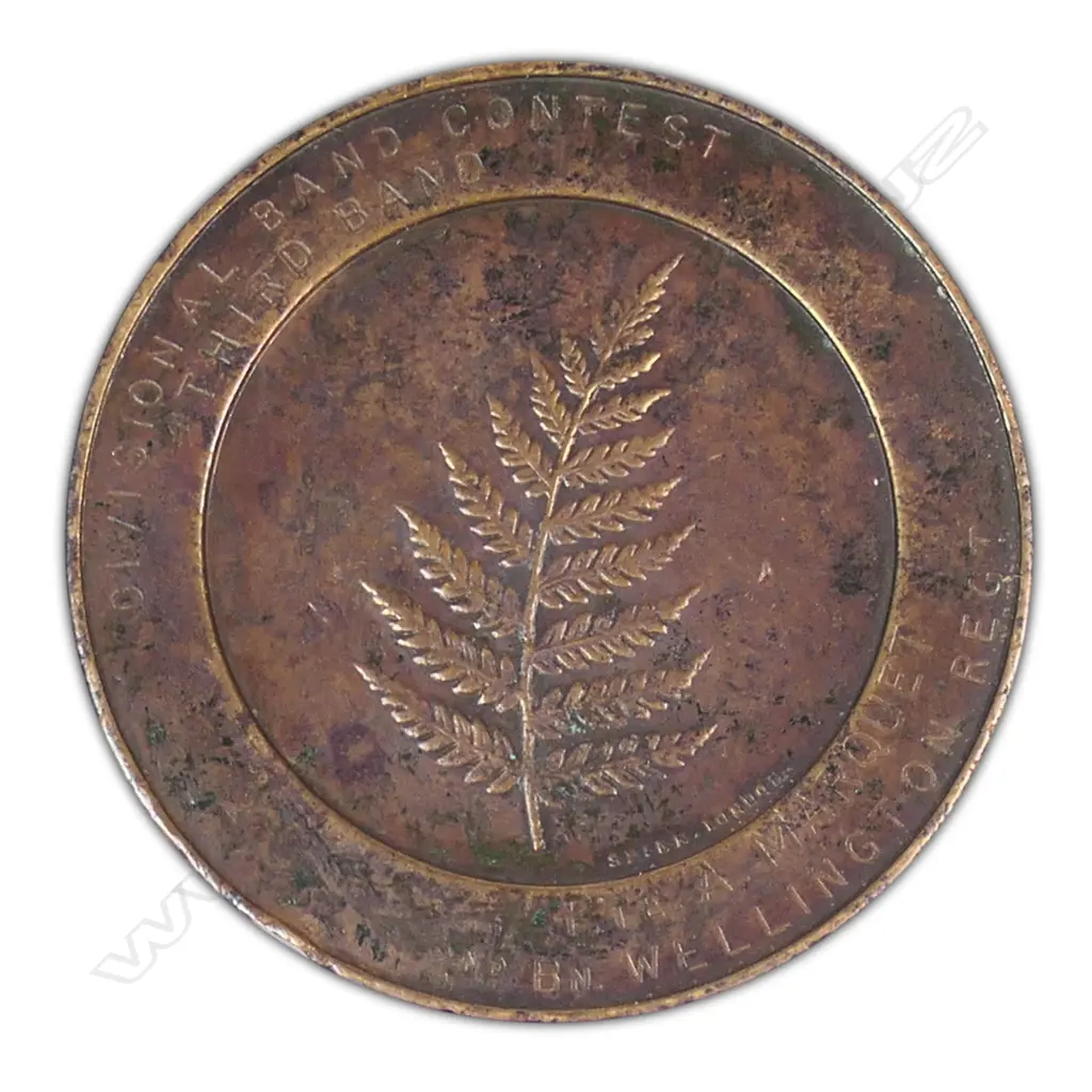 Scarce New Zealand Division British Expeditionary Force bronze medallion by Spink London to a Signaller who died on the Western Front, Image 1++