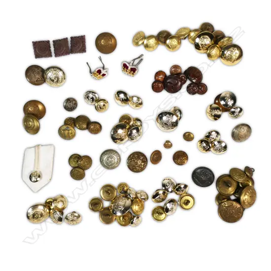 ASSORTED  MILITARY BUTTONS