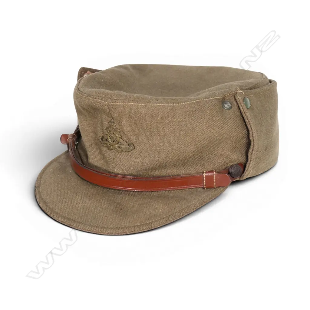 c.1950's NZ Royal Artillery cap, Image 1++