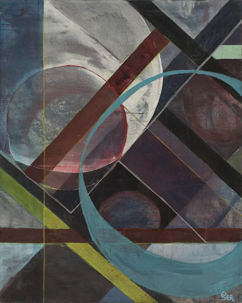 Sara Thompson Abstract Moon, Image 1++