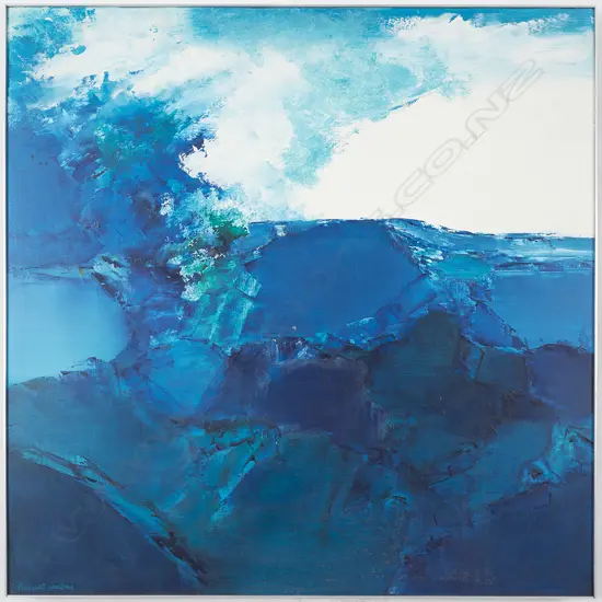 Margaret Woolley Untitled (blue clouds),