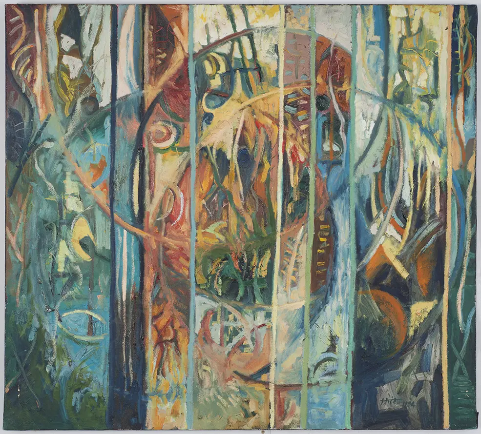 James Asiata Untitled (abstract) 1994, Image 1++
