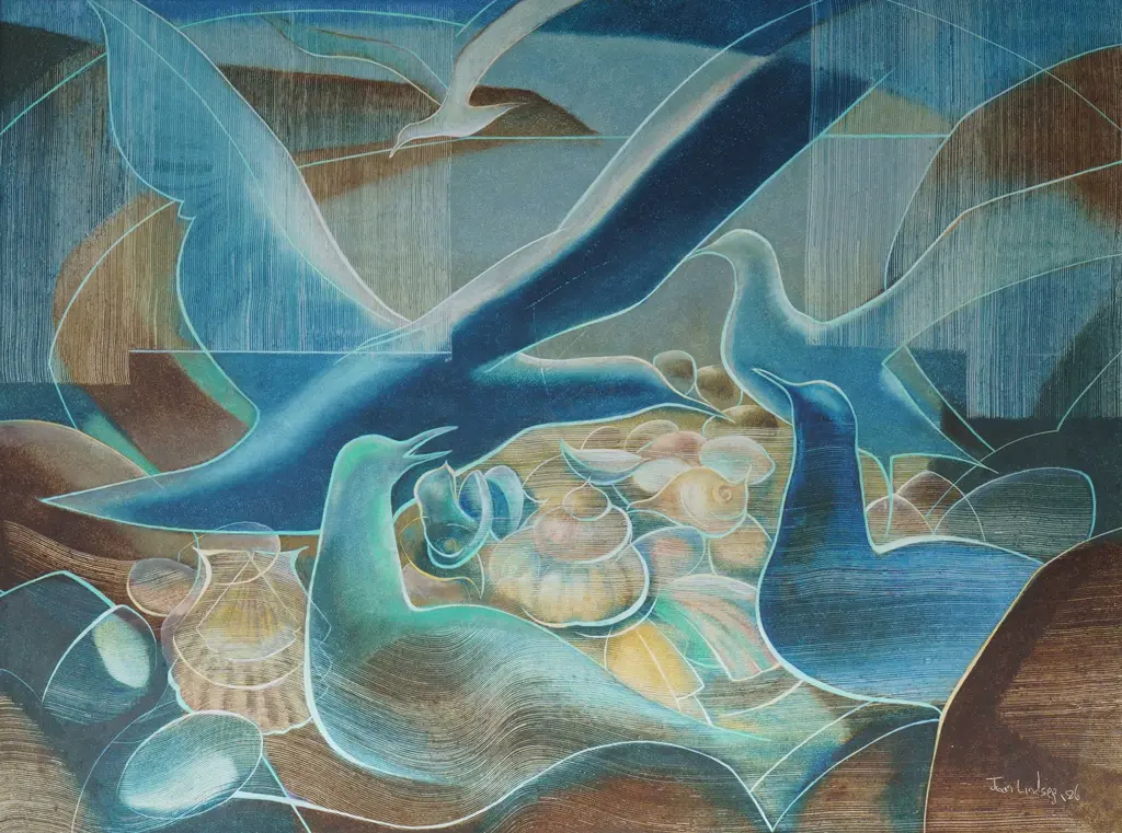 Joan Lindsey Seabirds 1986, Image 1++