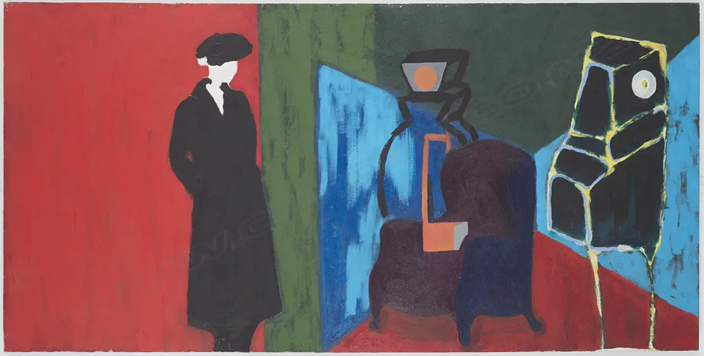 Artist Unknown Woman in a room, Image 1++
