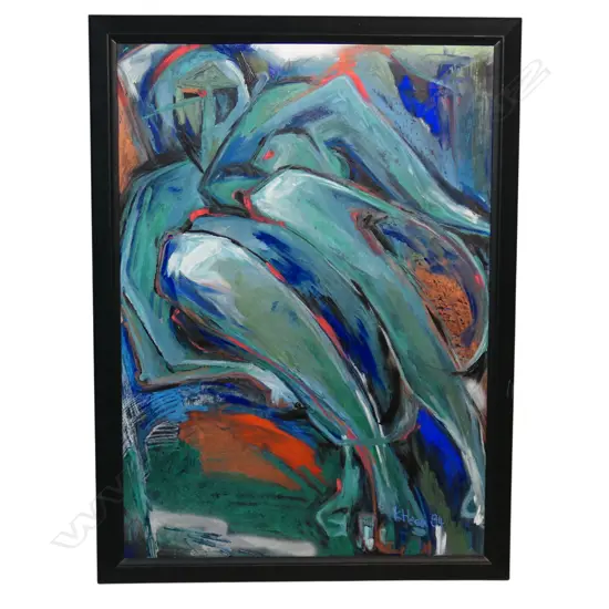 Hee A Kang Figure on a couch 1994