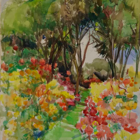 Heather Francis Garden scene