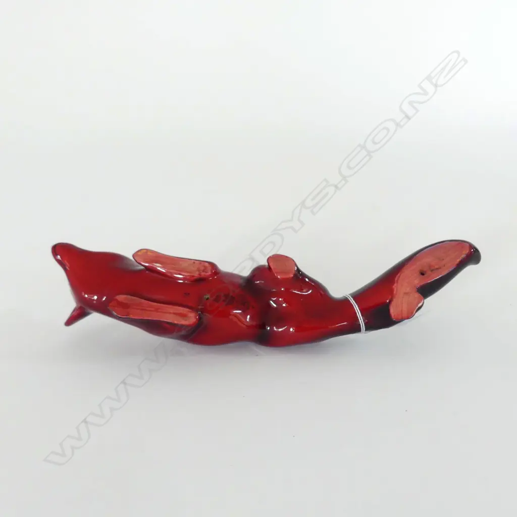 DOULTON FLAMBE CROUCHING FOX. L.220mm Image 1++