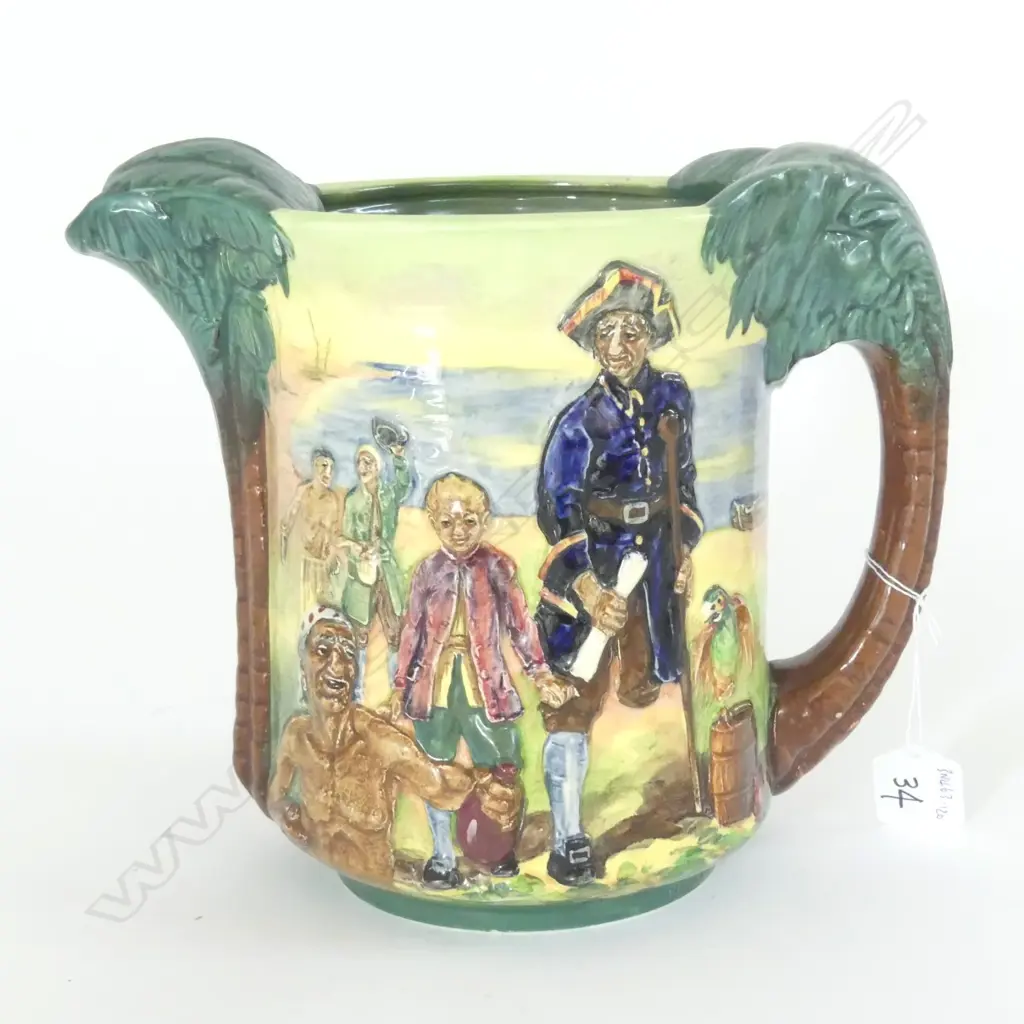 DOULTON LTD ED. "TREASURE ISLAND" JUG DESIGNED BY NOKE 21/600 H.195mm Image 1++