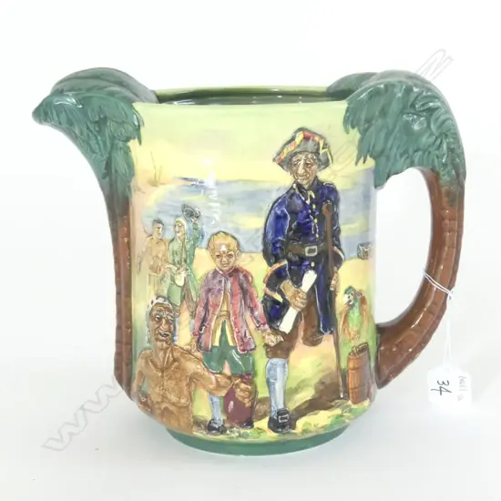 DOULTON LTD ED. "TREASURE ISLAND" JUG DESIGNED BY NOKE 21/600 H.195mm