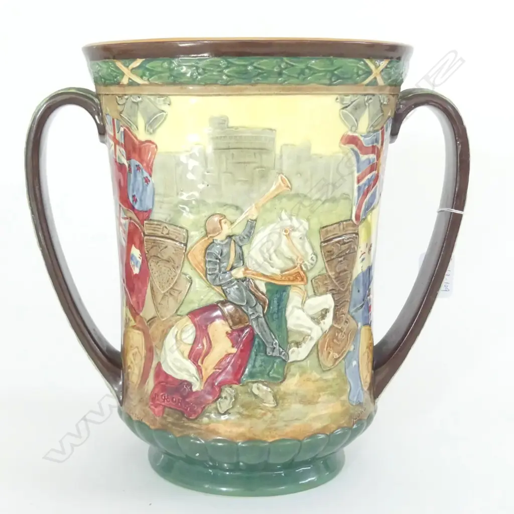 DOULTON GEORGE VI CORONATION LOVING CUP  572/2000 H.265mm Image 1++