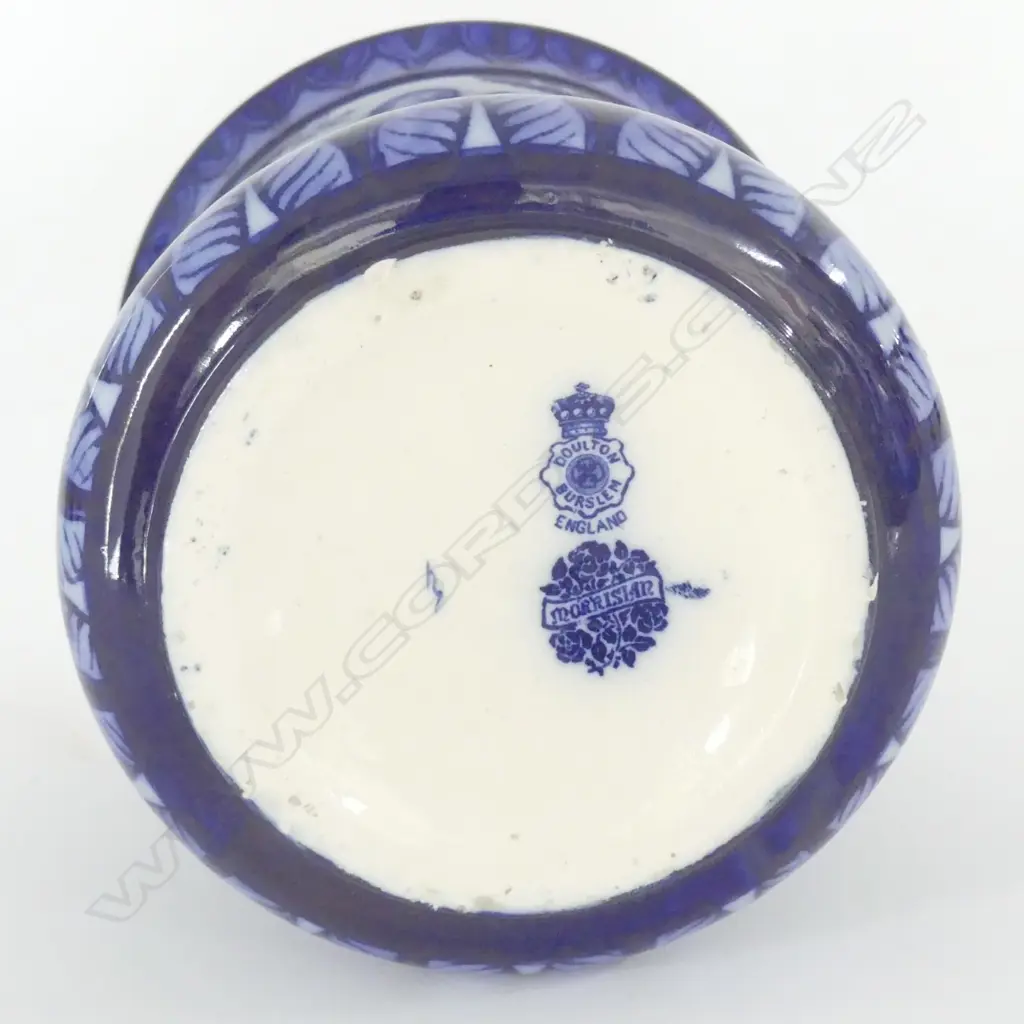 DOULTON MORRISIANWARE JARDINERE WITH SIX DANCING MAIDENS. H.125mm Image 1++