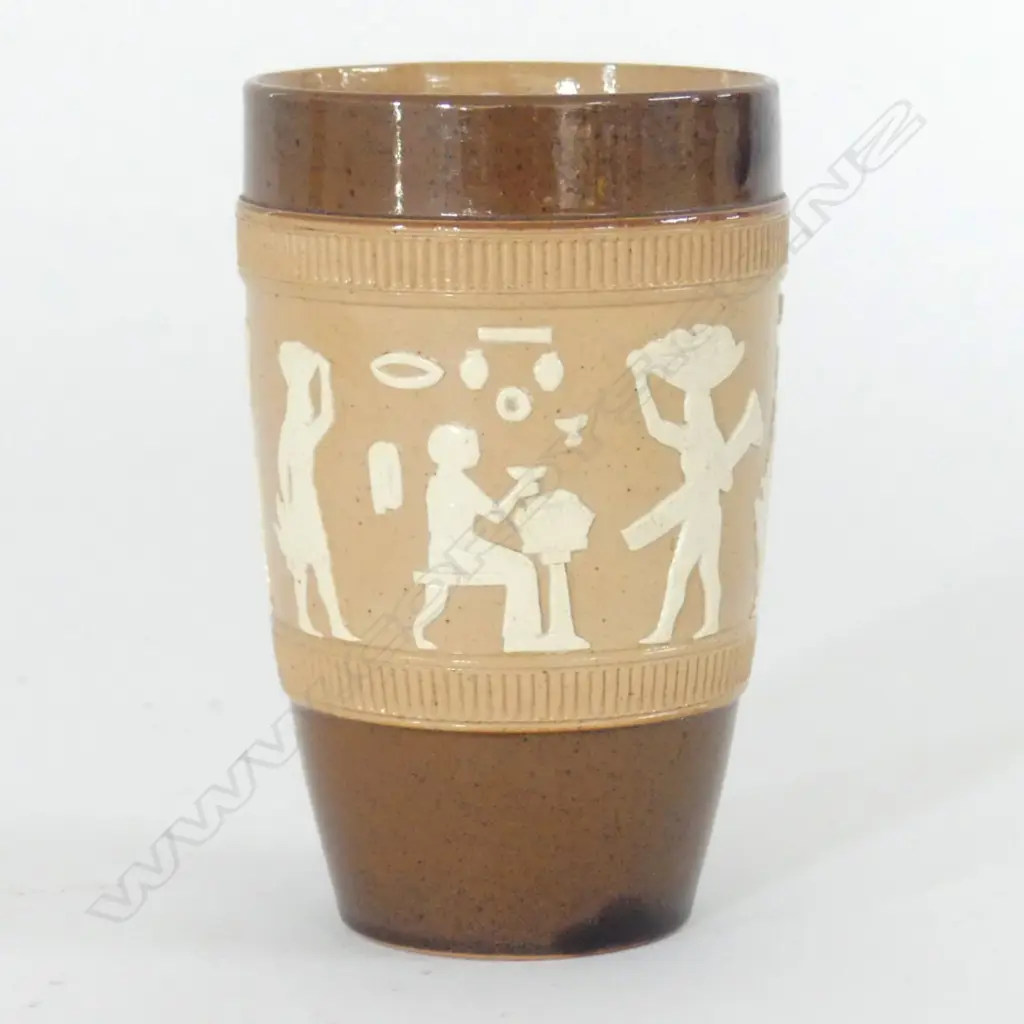 DOULTON LAMBETH EGYPTIAN FRIEZE BEAKER H.120mm Image 1++