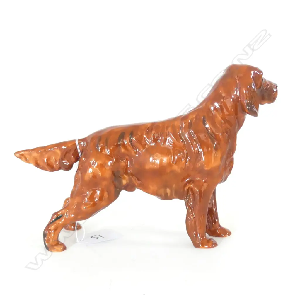 DOULTON STANDING IRISH SETTER, MED. HN1055 H.135mm Image 1++