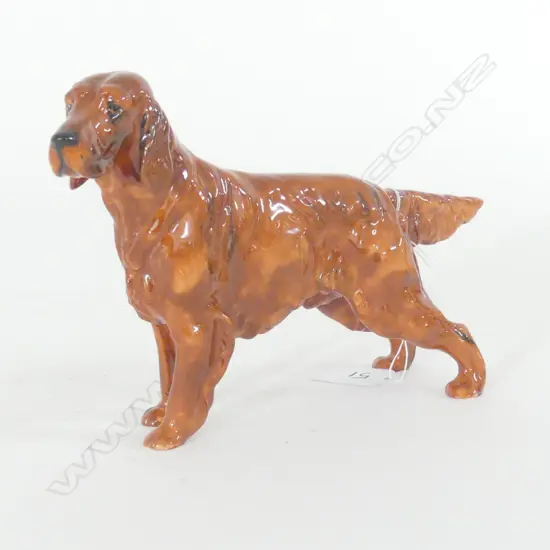 DOULTON STANDING IRISH SETTER, MED. HN1055 H.135mm