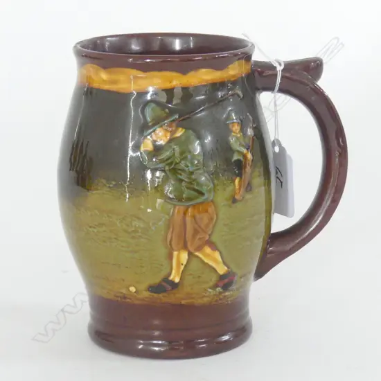 DOULTON KINGSWARE GOLFING MUG H.140mm