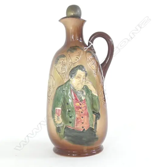 DOULTON WHISKY FLASK "MEMORIES" H.260mm