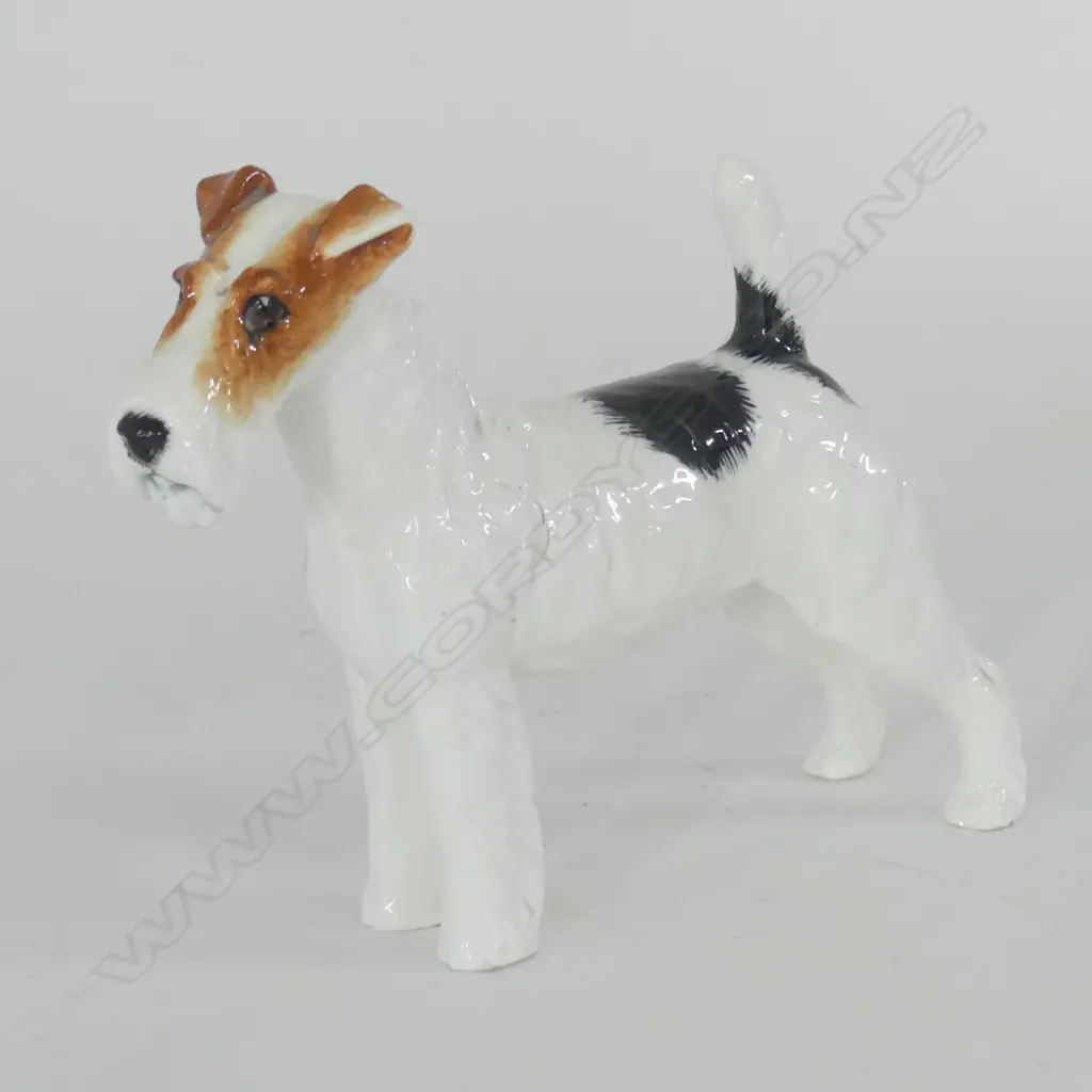 DOULTON ROUGH HAIRED TERRIER MED HN1013. H.135mm (firing fault) Image 1++