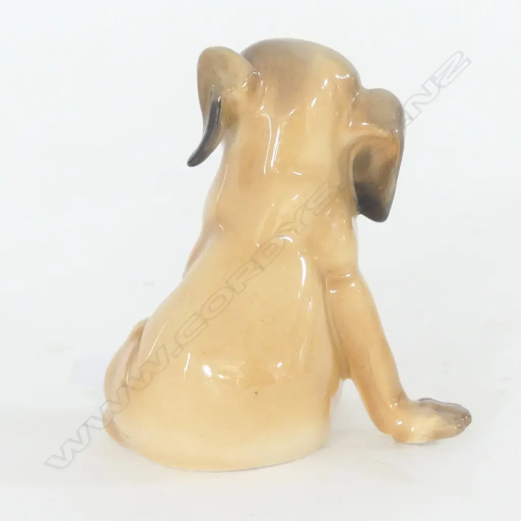 EARLY DOULTON SEATED PUPPY, HN128 H.100mm Image 1++