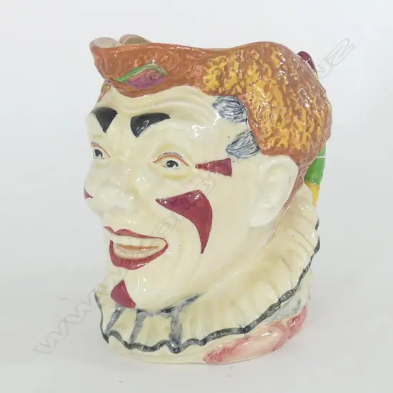 DOULTON RED HAIR CLOWN CHARACTER JUG - LARGE - Reg.54 (DN5610) H.160mm