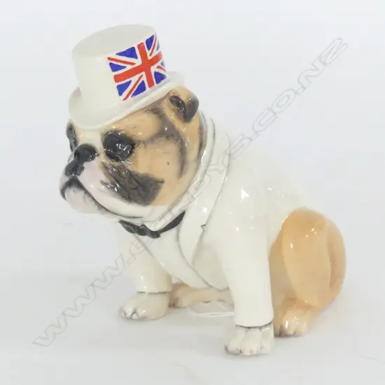 DOULTON "THE BRITISH BULLDOG ED 114/1000 DA228 (FAWN)", H.115mm