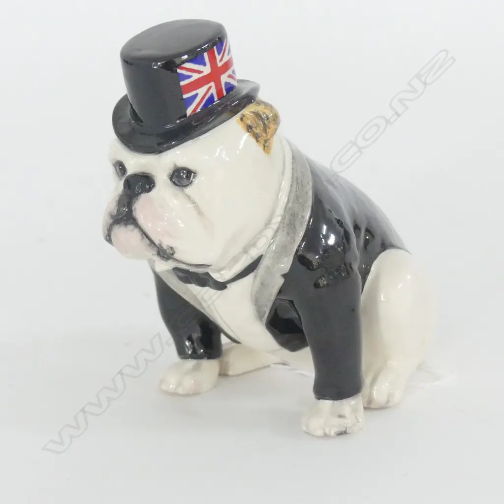 DOULTON "THE BRITISH BULLDOG" ED. 115/1000 DA228 (WHITE)", H.115mm Image 1++