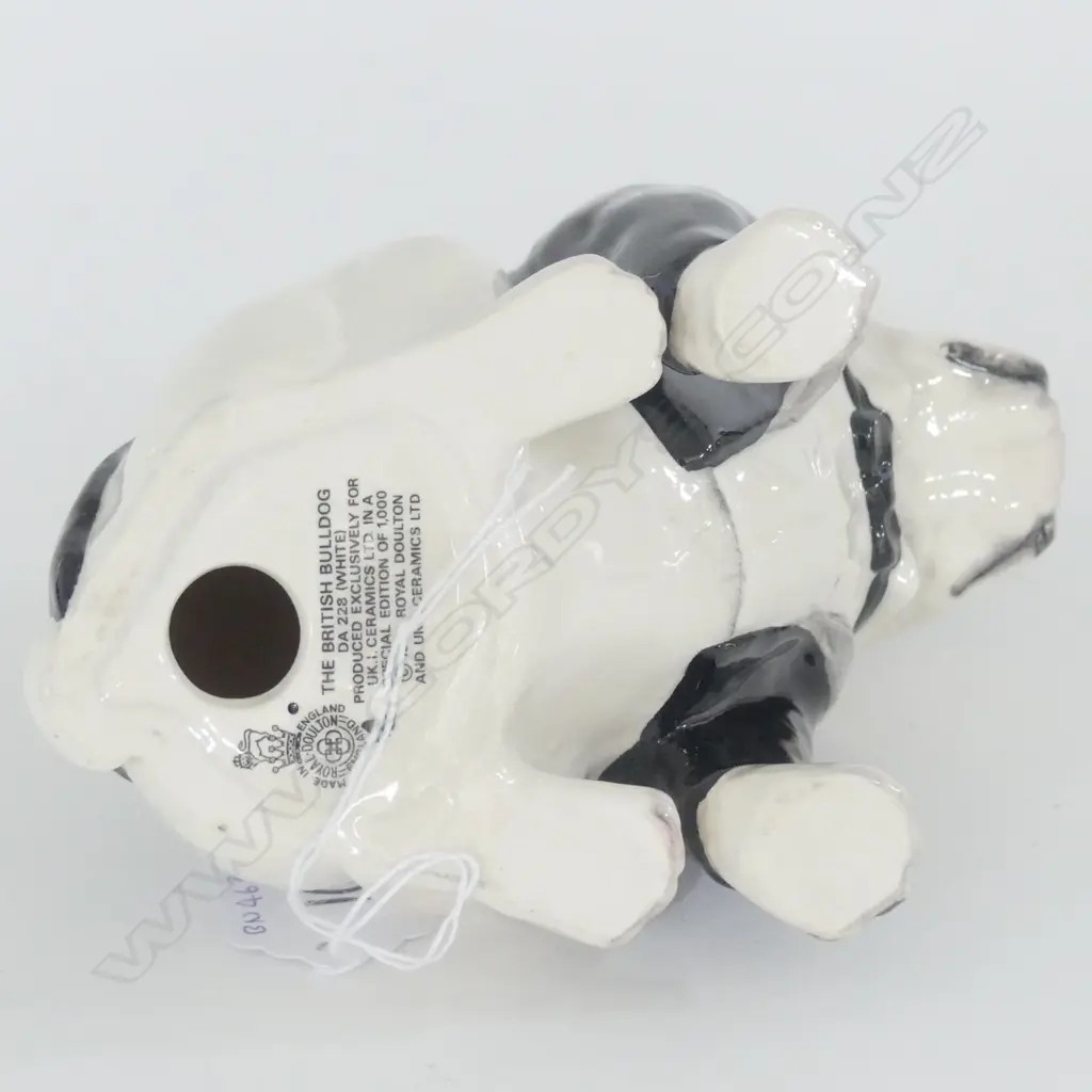 DOULTON "THE BRITISH BULLDOG" ED. 115/1000 DA228 (WHITE)", H.115mm Image 1++