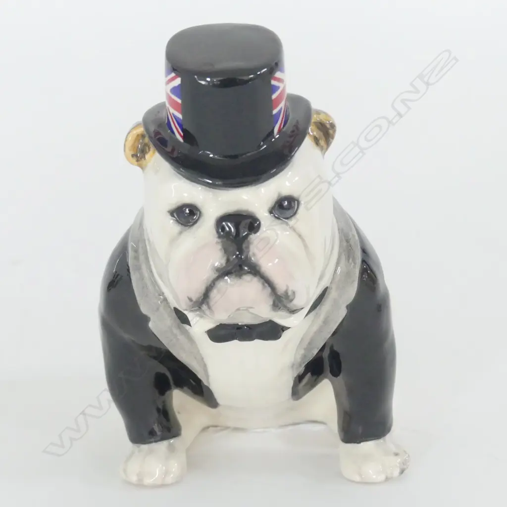 DOULTON "THE BRITISH BULLDOG" ED. 115/1000 DA228 (WHITE)", H.115mm Image 1++
